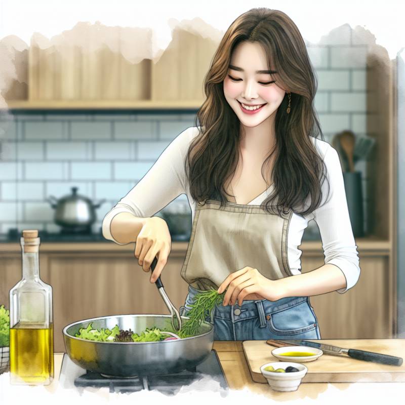 올리브오일 효능 샐러드